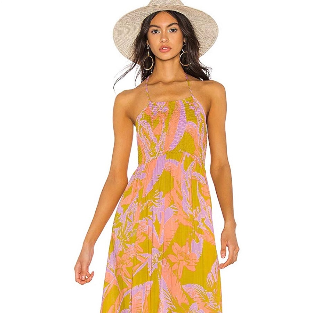 Free People Heat Wave printed maxi